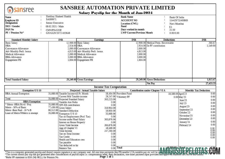 Para download Modelo de recibo de pagamento da Sansree Automation em formatos Word e PDF.pdf, 1